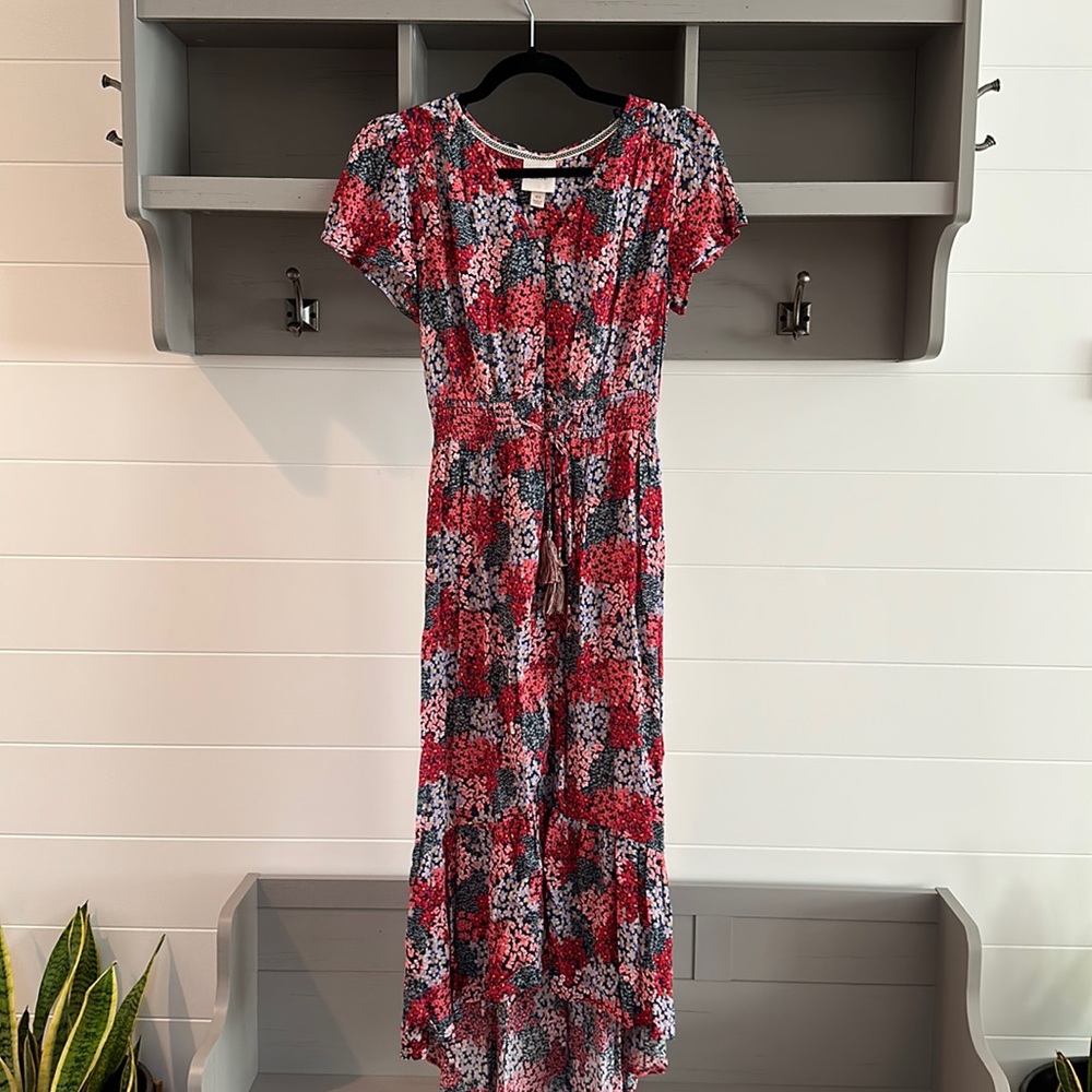 Know Rose high low floral dress. Size XS